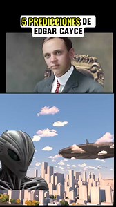 1.3M views · 27K reactions | 5 PREDICCIONES DEL VIDENTE EDGAR CAYCE, algunas son de este siglo ⚠️ #prediccion #vidente #misterio #extraterrestres #alien | Aliens y Conspiración | Facebook