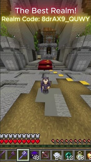 Minecraft Realm Code: 8drAX9_QUWY