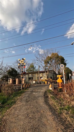 Japan Train. Railroad crossing. Passing. TOBU ISESAKI LIne, No.201. Kazo, Saitama. March 17, 2026