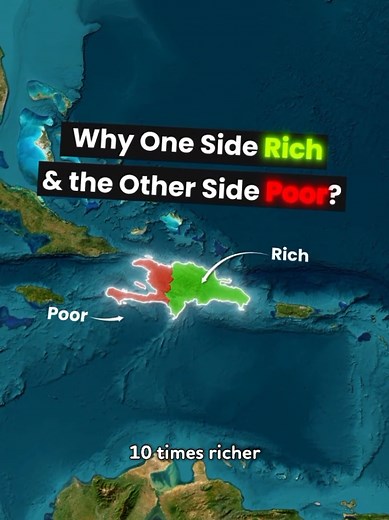Disparity in Wealth on Hispaniola Island
