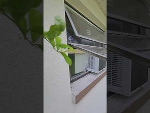 Install TCL Window AC 5000 BTU in Jalousie Louvered Slanted Windows FLORIDA