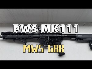 EMG PWS MK111 AIRSOFT GBB RIFLE. MWS 東京マルイ ガスガン ガスブロ iron airsoft . ak x ar