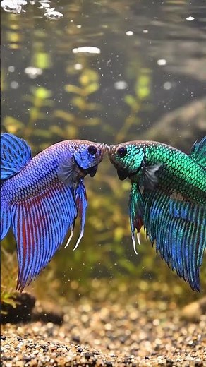 The Most Epic Betta Fish Battle: You Won't Believe What Happens #bettafish #fishtank #fight