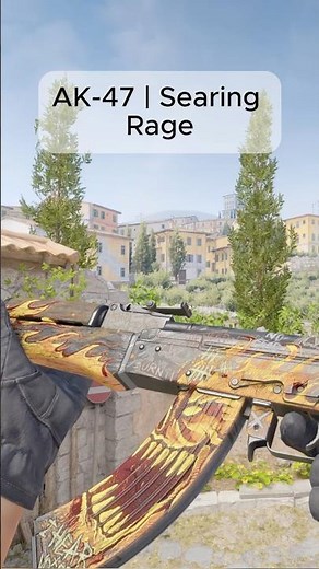CS2 AK-47 Searing Rage | Skin Showcase (All Conditions)