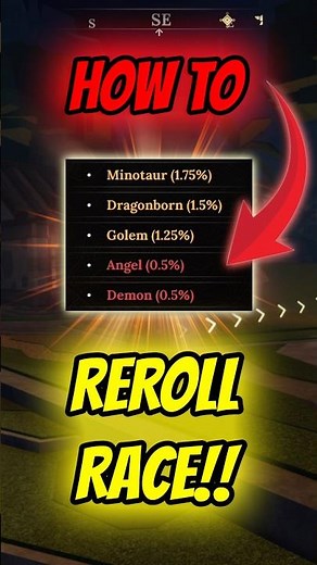 How to Reroll your Race in THE FORGE! Roblox