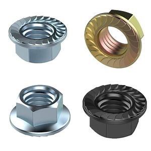 [Hot Item] Serrated Flange Hex Lock Nut Zinc