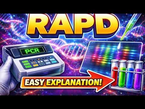 RAPD Technique Explained | Random Amplified Polymorphic DNA | Principle, Steps & Applications