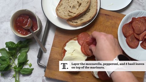 Our Cast Iron Pizza Grilled Cheese Is Crisp, Melty, And Decadent