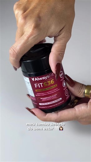 Corpo regulado, mente leve e treino rendendo. É sobre isso ✨ O combo que faltava pra minha rotina finalmente funcionar 🤩 @Always Fit Suplementos