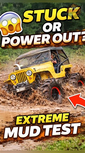Can This Jeep Escape the Deep Mud? 😱