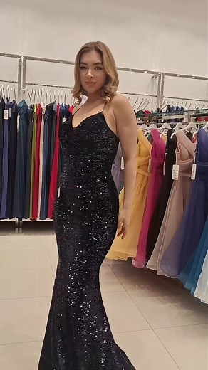 Turn heads with our latest stunning piece! ✨ A long, fitted dress that shines and speaks elegance and confidence. 💫 Perfect for those special nights. New Arrival at La Dress | Saida, Jaddat Birri✨#LaDress#wearToImpress#fashion#NewArrival#ShinyDress #EveningElegance#fyp
