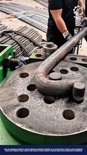 Powerful Rotary Metal Bending Machine: Bending Large-Diameter Steel Rod with Pinpoint Accuracy
