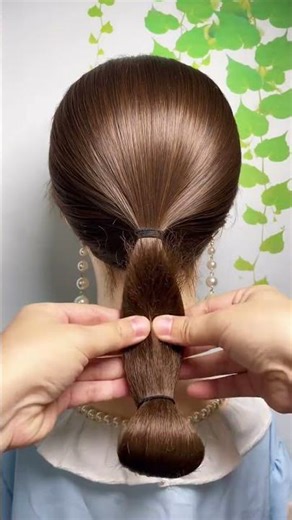 This is how you style your hair at the year-end banquet#Hairstyle tutorial#Hair Tying