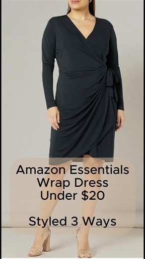 Amazon Wrap Dress Under $20 | Styled 3 Ways (Midlife Style)
