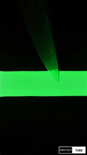 ASMR | Cutting 🔪 a Glow Stick in SLOW-MO… This Shouldn’t Look THIS Satisfying 😳💧✨ | AI