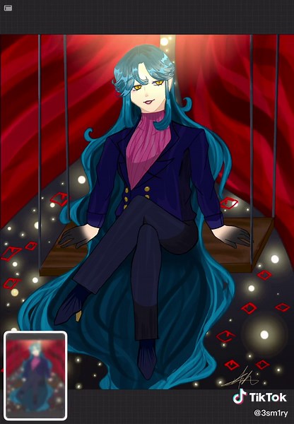 Did I improve?? Don’t mind the 2024 being a bit pixelated. I used a different canvas size back then and had to resize to my current canvas size! #digitalart #artist #fyp #transition #oc #artwork