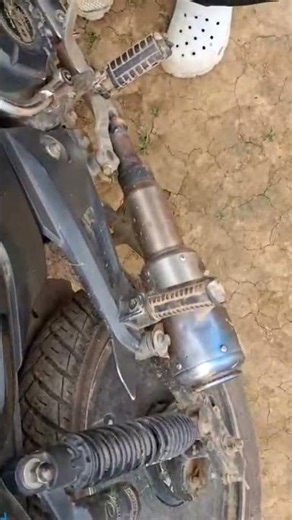 Pulsar 150 bike exhaust gadi problem #trending #shorts #ytshorts #exhaust #youtubeshorts