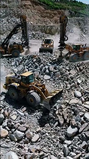 Witness the Power: Huge Dozers at a Modern Mine! ⚡🚜