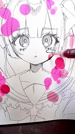 かわいい女の子イラストメイキング！♡
