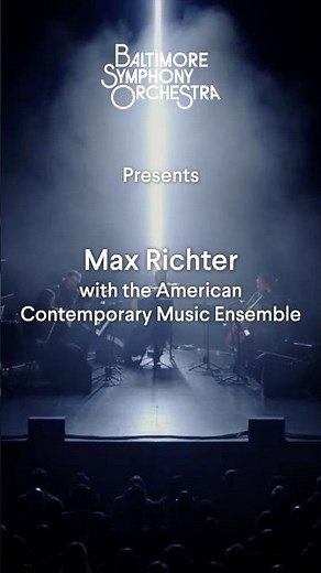 Max Richter | Live at the Meyerhoff June 14