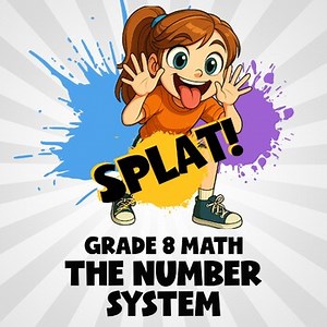 The Number System SPLAT! Math Game - No Prep Grade 8 Review