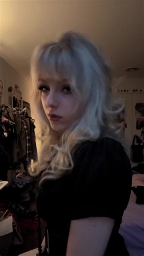 Vintage Goth Rockabilly Hair Transformation Before Rain