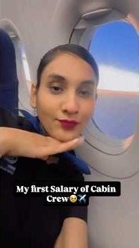 I revealed my Cabin crew Salary 🥹🎉💰 #salary #cabincrew #trend #cabincrewjobs #cabincrewcareer