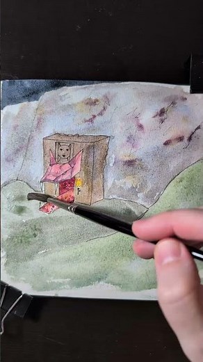 blackburrow watercolor art for EverQuest legends!
