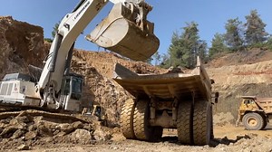 4.2K views · 75 reactions | Liebherr 984 Excavator Loading Caterpillar 777 Dumpers - Sotiriadis_Labrianidis Mining Works.mp4 | Excavator drivers - sailors | Facebook