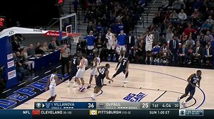 Halftime: #NovaMBB 48, DePaul 33 #RoadAttitude | Villanova Basketball