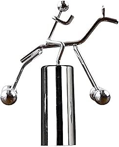 Steel Balance Toy Kinetic Art Table Balancing Decorations Physics Toy Home Office Toys Kinetic Desk Toys FN05