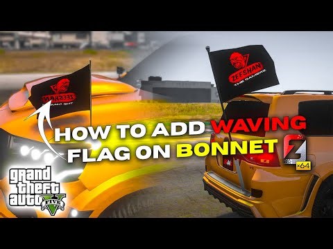 HOW TO ADD MOVING FLAGS ON BONNET OR BOOT ON GTA 5 CAR WITH ZMODELER3 | BY ZTG