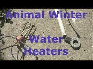 Putting Heaters In Animal Waters For Winter