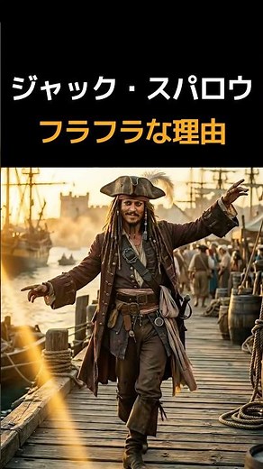 The real reason Jack Sparrow staggers #MalDeDebarquement #Trivia #PiratesOfTheCaribbean #shorts