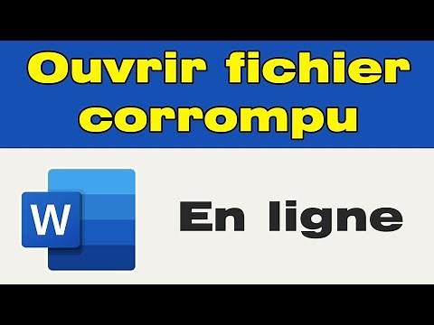 Comment ouvrir et réparer un fichier Word endommagé ou corrompu en ligne