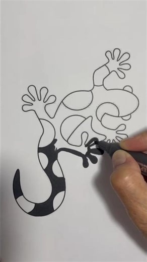 lizard 🦎#art #drawing #paintstudio #artist #cute