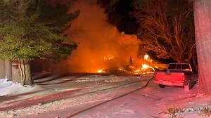 Blaze Destroys Structure on Farmbrook Road in Ridgeway | rbs news now