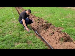 Running power to the shed