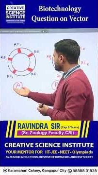 🧬 Vectors in Biotechnology: Key Concepts for NEET #csi #neet #biology