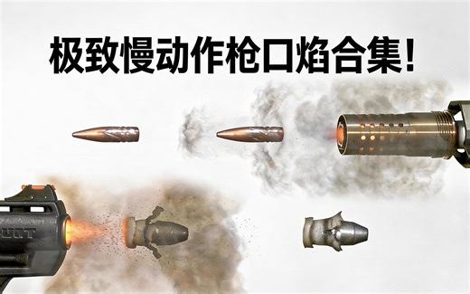 [中配]极致慢动作枪口焰合集！ - Ballistic High-Speed