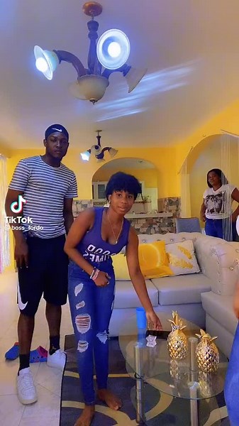 Coordinated Dance Routine in Cozy Indoor Setting