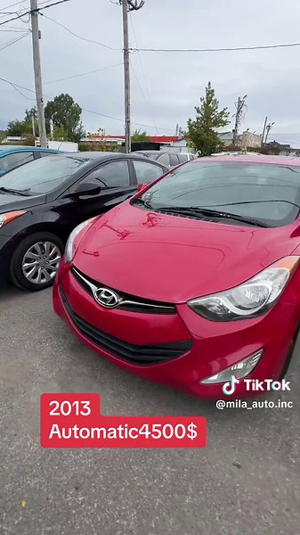 Hyundai Elantra 2013 2 Door Sunroof Low Mileage for $4,500