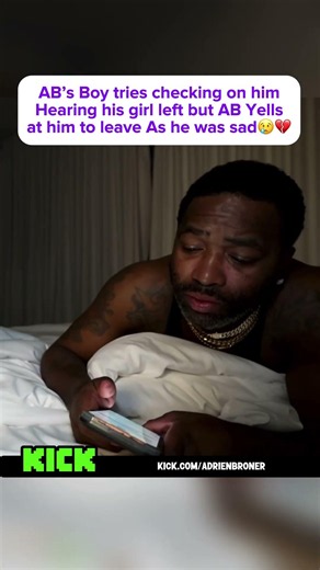 AB’s boy tries checking on him after hearing his girl left but he kicks him out as he was sad😢#fyp