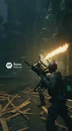 "Vampire Bats Attack Soldiers"