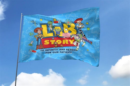 Lab Week 2026 Clinic Wall Tapestry House Flag, Medical Lab Tech Clinic, Lab Story Flag, Medical Assistant Group MLS MLT Scientist SMSA19-HF - Etsy