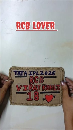 VIRAT FAN ♥️RCB LOVER🙏 #design #diy #trending #art #ipl #viral #virat kohli #rcb