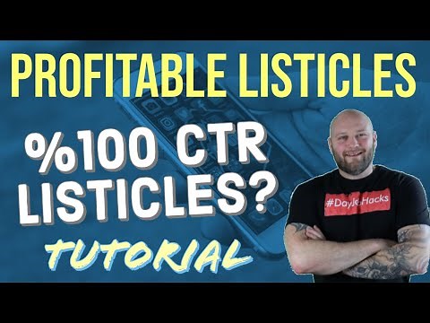 2 Ways to Build Listicles With Nearly 100% CTR - See Listicle Examples