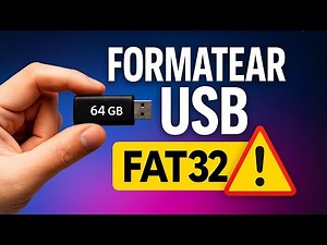 Como Formatear USB 64GB de EXFAT a FAT32 (SIN ERRORES)