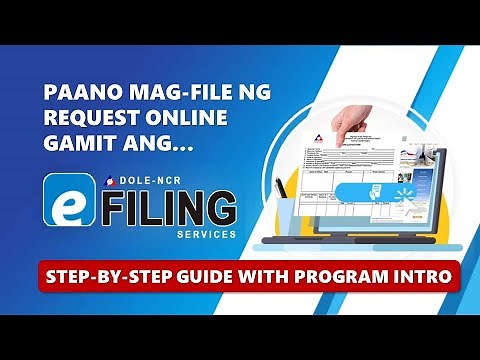 DOLE-NCR e-Filing Services Instructional Video (long version with Program Intro)