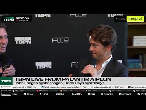 Alex Karp LIVE @ Palantir AIPCon